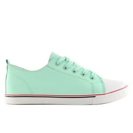 Sneakers mujer verde aguamarina XL01p L.GREEN
