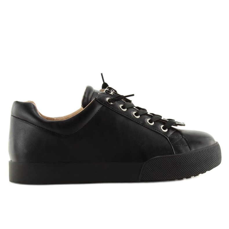 Zapatillas de mujer negras 7209 Black negro
