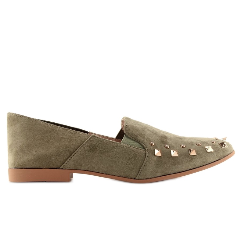Mocasines Lordsy con tachuelas 1415 Green verde