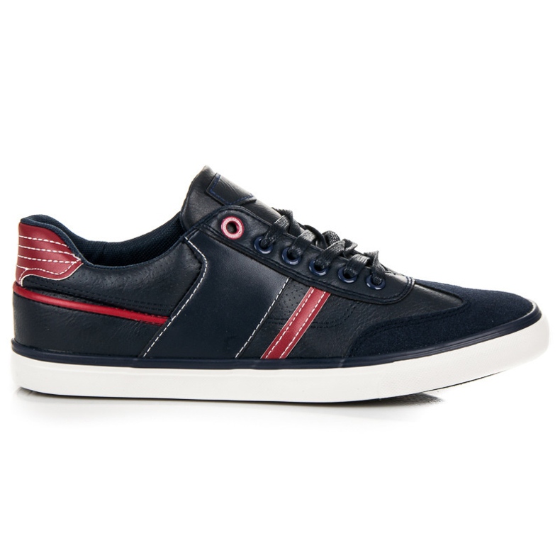 L&H Zapatos de hombre azul oscuro