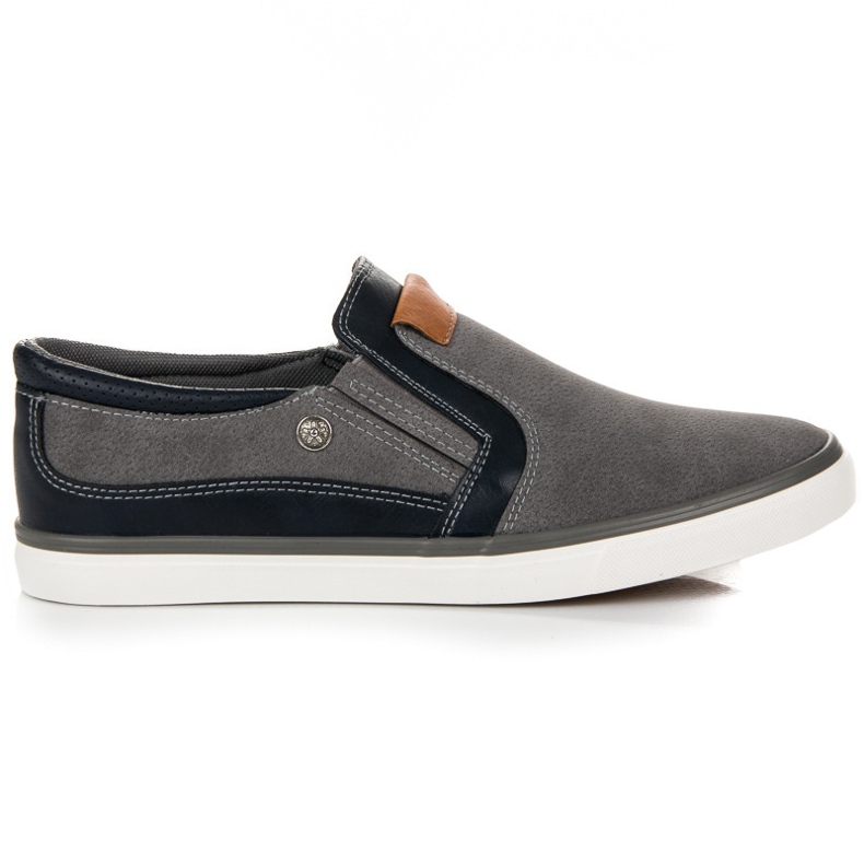 L&H Slipons de hombre gris