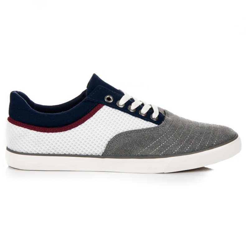 L&H Zapatillas de gamuza gris