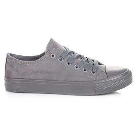 Seastar Zapatillas de ante con cordones gris