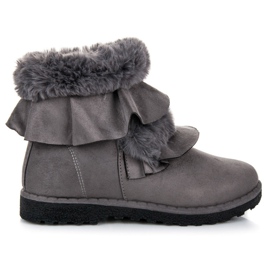 Seastar Botas grises con volante
