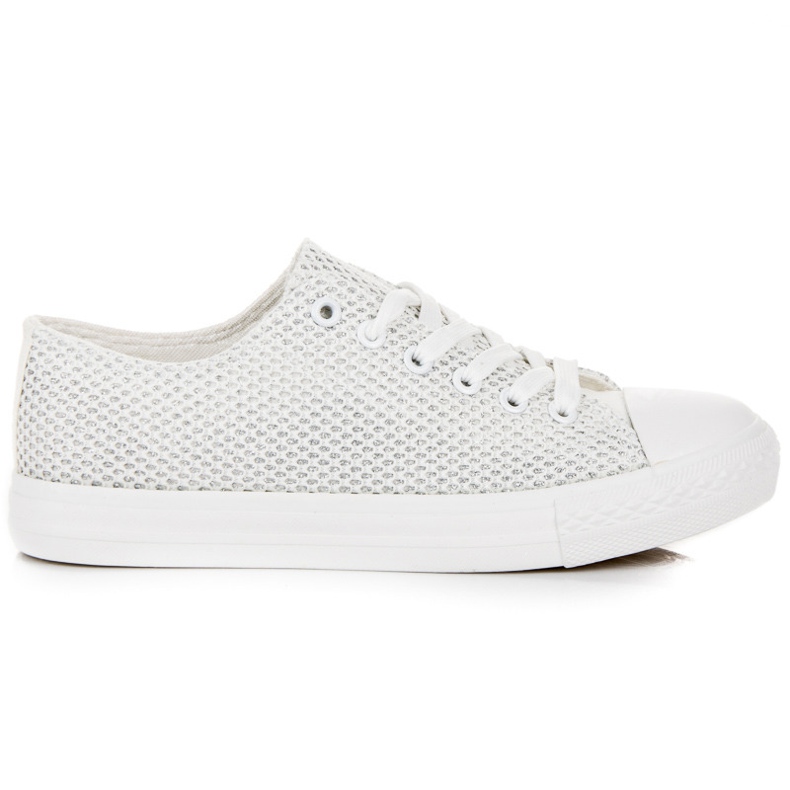 L&H zapatillas de deporte de mujer con estilo blanco