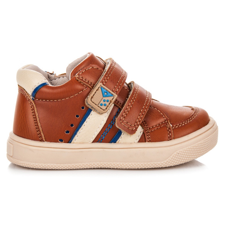 American Club Botas Marrones En Velcro marrón