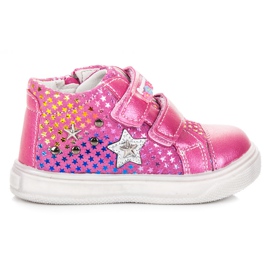American Club Zapatos deportivos en las estrellas rosa