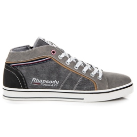 American Club Calzado con cremallera gris