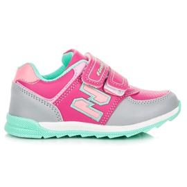 Hasby Zapatillas Con Velcro rosa