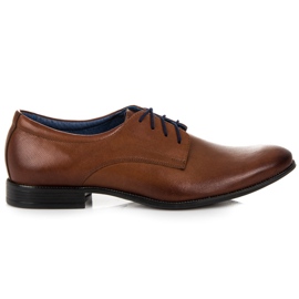 Zapatos de cuero de corte bajo de Lucca marrón