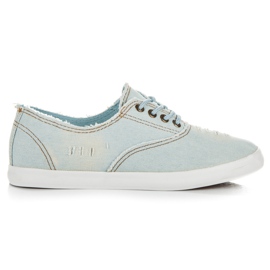 Seastar Zapatillas vaqueras con cordones azul