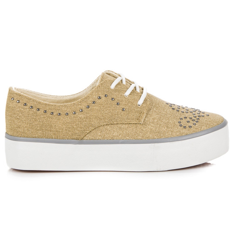 Kylie Zapatillas Con Cristales marrón