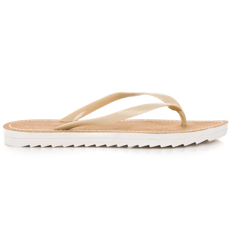 Vinceza Chanclas beige