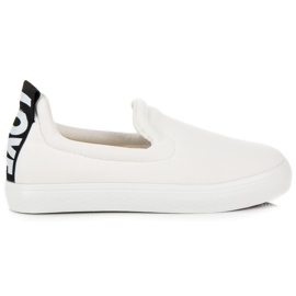 Camo Zapatillas sin cordones Love blanco