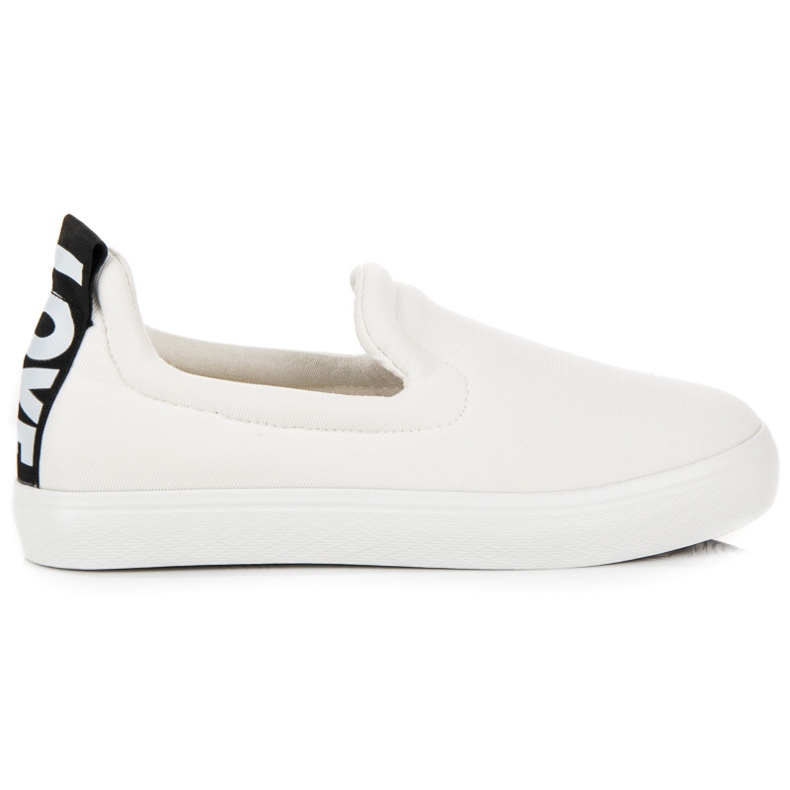 Camo Zapatillas sin cordones Love blanco