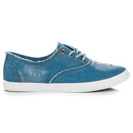 Seastar Zapatillas vaqueras con cordones azul