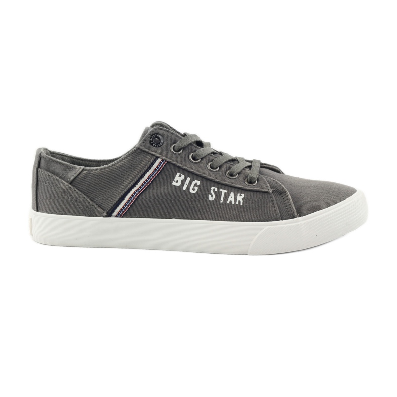 Big Star 174316 zapatillas atadas gris