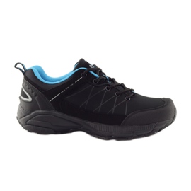 DK 18108 zapatos de trekking softshell negros azul