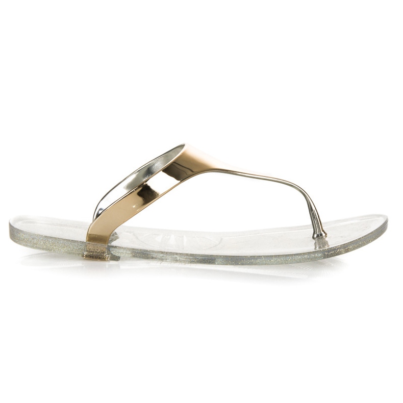 Vinceza Chanclas de goma amarillo