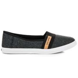 Seastar Zapatillas con purpurina negro
