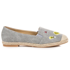 Seastar Alpargatas con parches gris Seastar Alpargatas con parches gris
