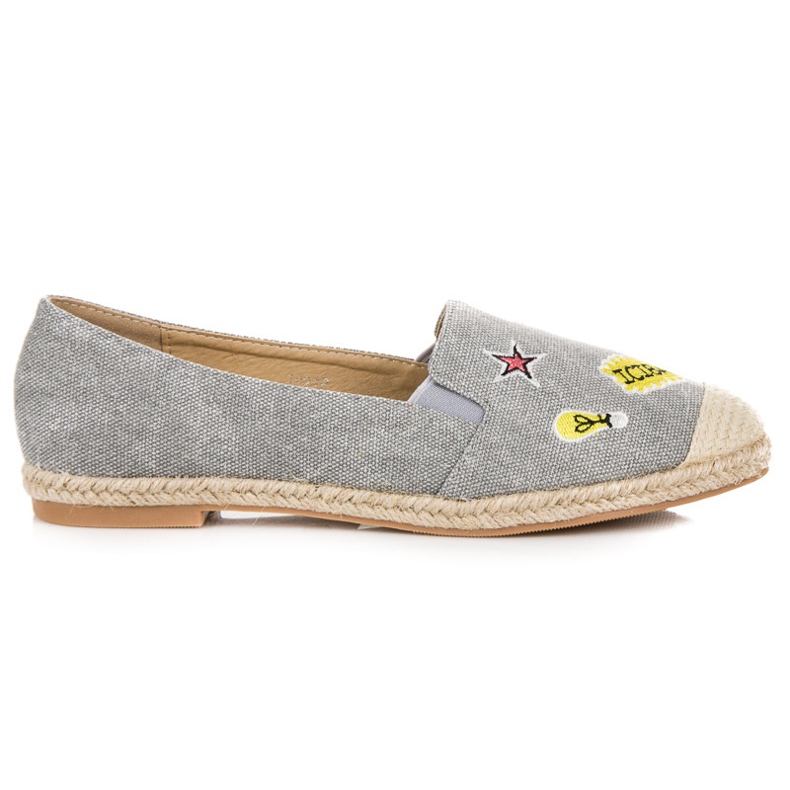 Seastar Alpargatas con parches gris Seastar Alpargatas con parches gris