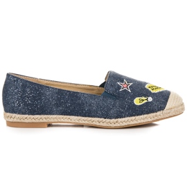 Seastar Alpargatas con parches azul