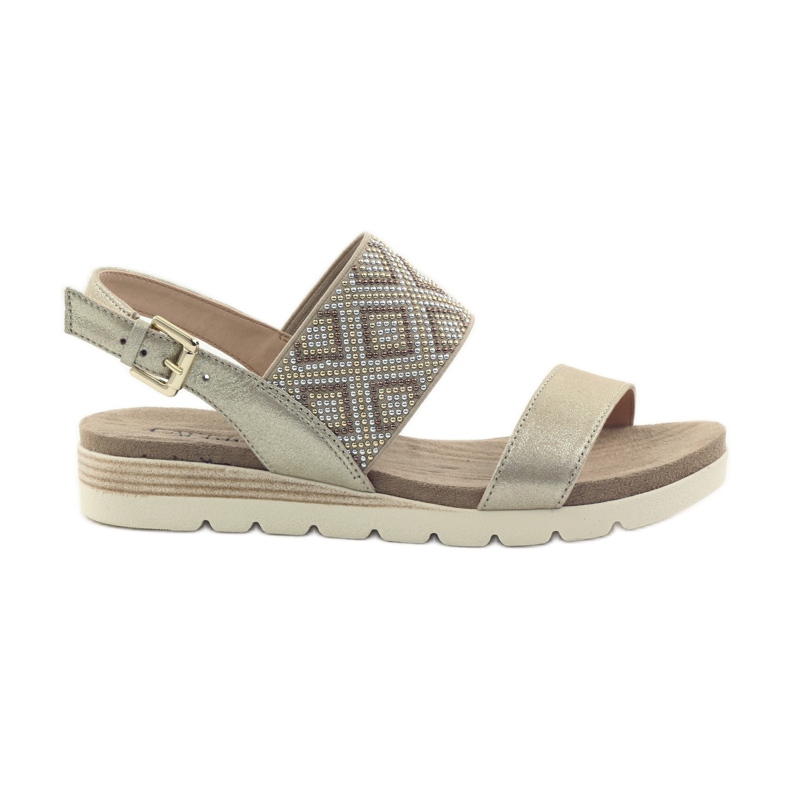 Sandalias caprice zapatos de mujer 28604 beige