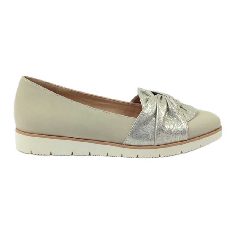 Caprice salón zapatos bajos zapatos de mujer 24607 beige dorado
