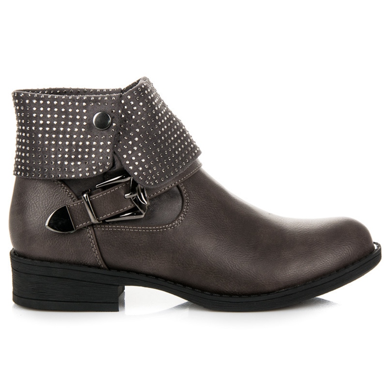Seastar Botas moteras de mujer gris Seastar Botas moteras de mujer gris