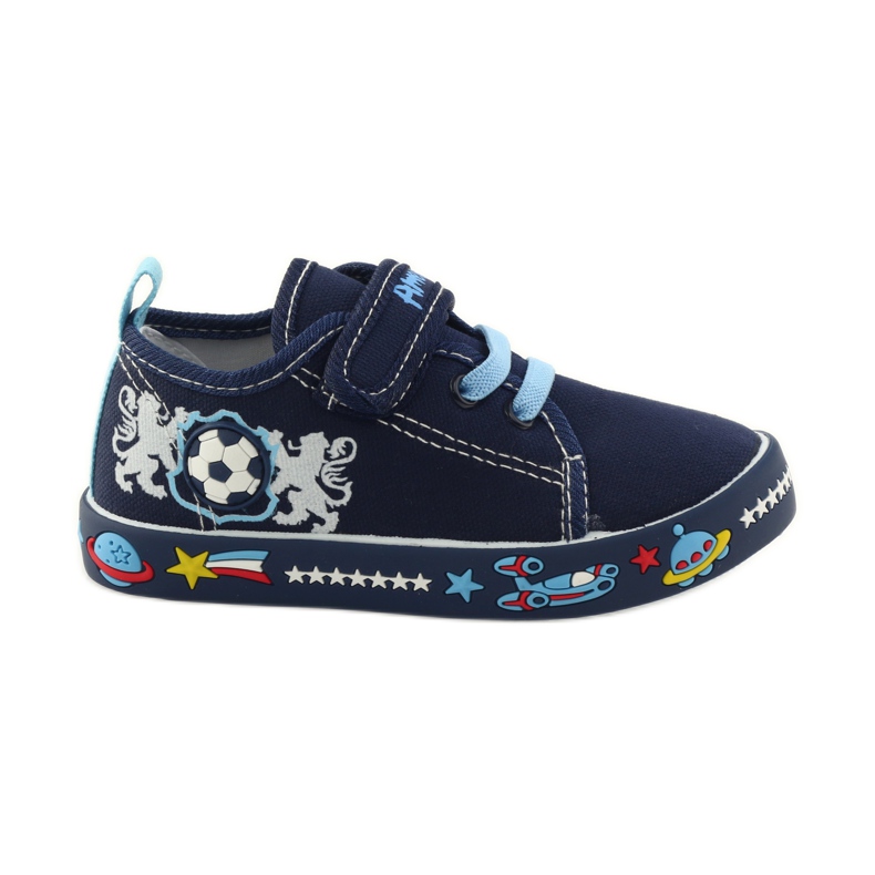 American Club Zapatillas deportivas americanas con plantilla de piel azul marino azul blanco American Club Zapatillas deportivas americanas con plantilla de piel azul marino azul blanco