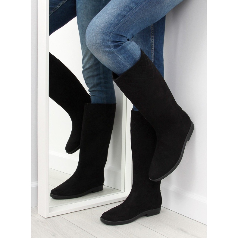 Chanclos de mujer negros negro D62P Negro