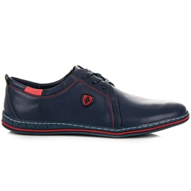 Mckeylor Zapatos de hombre atados azul Mckeylor Zapatos de hombre atados azul