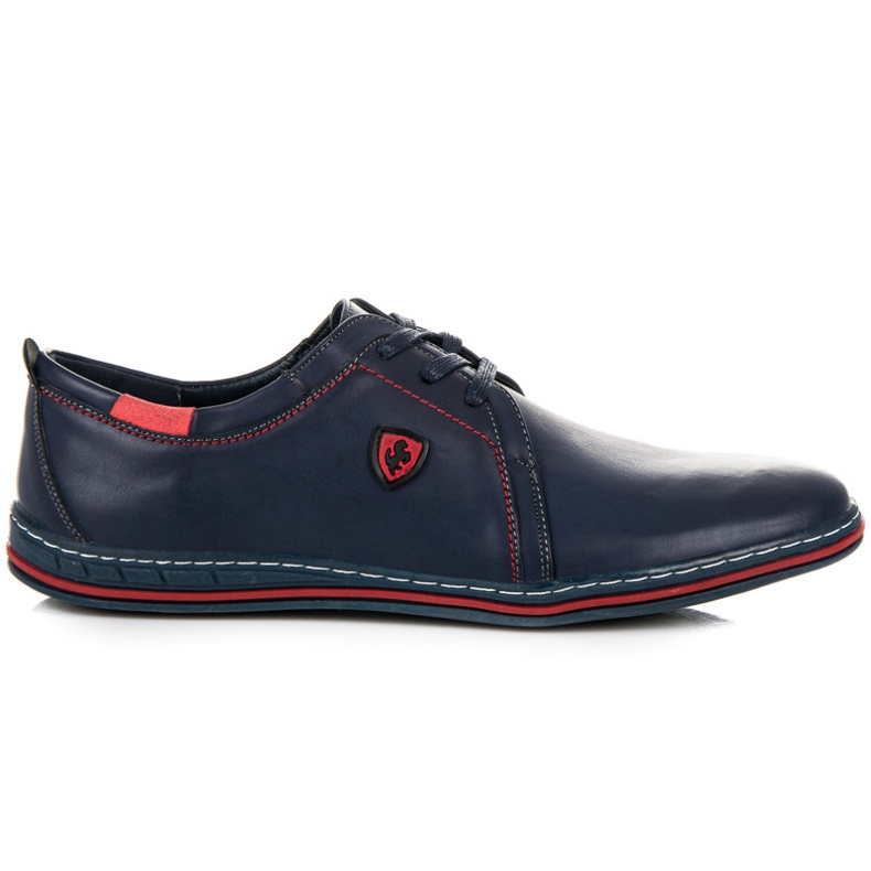 Mckeylor Zapatos de hombre atados azul
