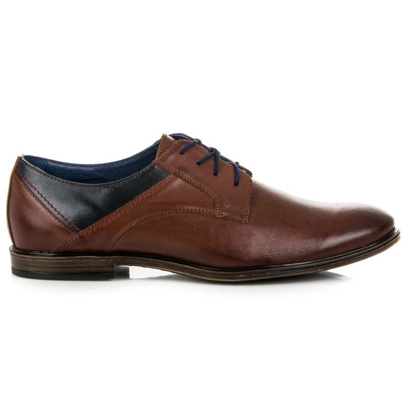 Lucca Zapatos de cuero atados marrón