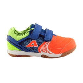American Club ADI zapatillas de interior 170620 naranja, azul, verde blanco