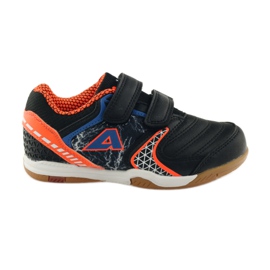 American Club ADI zapatillas de interior 170620 negro, naranja, azul blanco