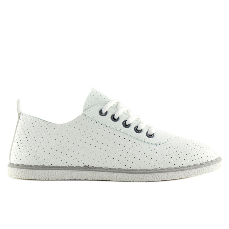 Deportivas Mujer Blanco L-6 Gris