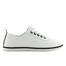 Deportivas mujer blancas L-6 Negras blanco