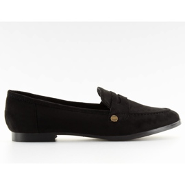 Negro Mocasines negros de mujer T298 Black