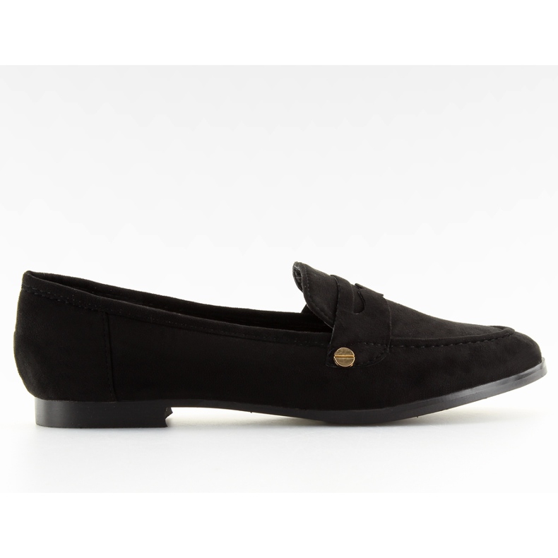Negro Mocasines negros de mujer T298 Black
