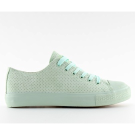 Verde G-94 Deportivas de mujer en ante verde
