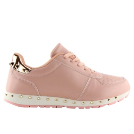 Deportivas con tachuelas rosas BK-85 Rosa amarillo rosado