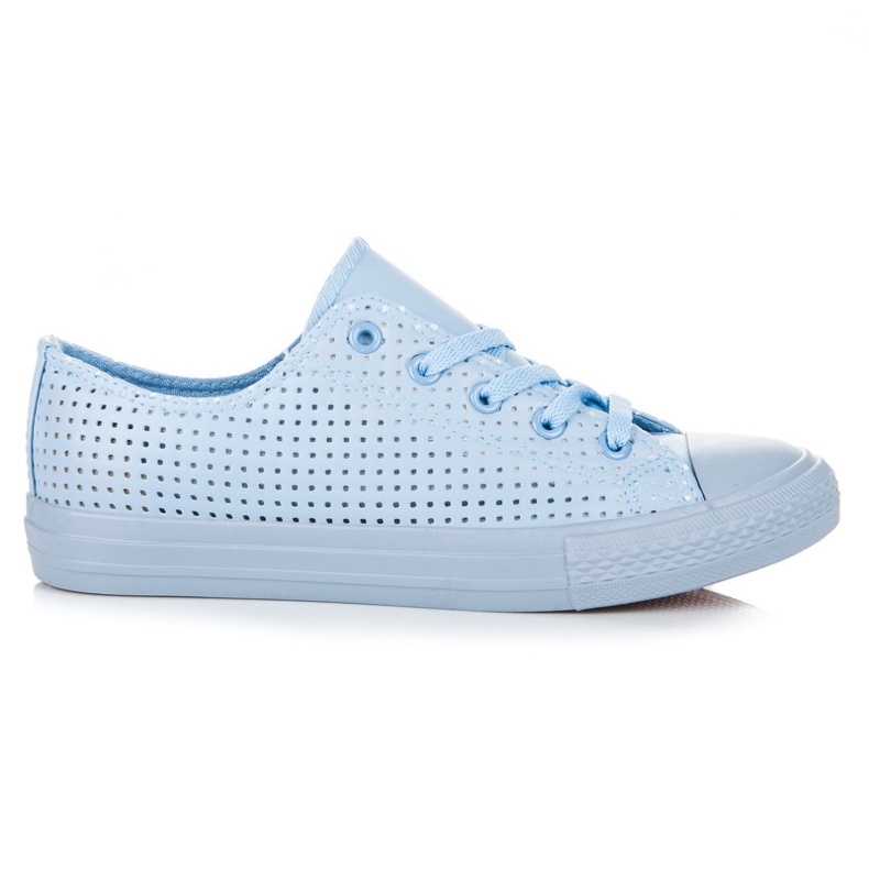 Kylie Zapatillas caladas en la unión azul