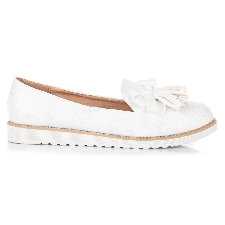 Vices Señores de ante con flecos blanco Vices Señores de ante con flecos blanco