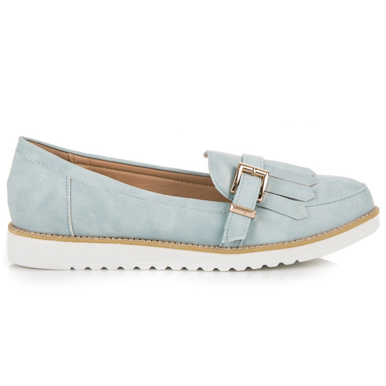 Vices Mocasines con hebilla decorativa azul
