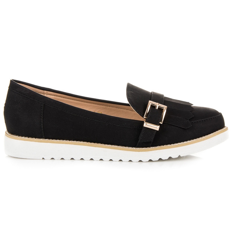 Vices Mocasines con hebilla decorativa negro