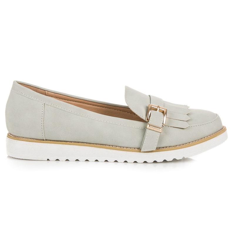 Vices Mocasines con hebilla decorativa gris