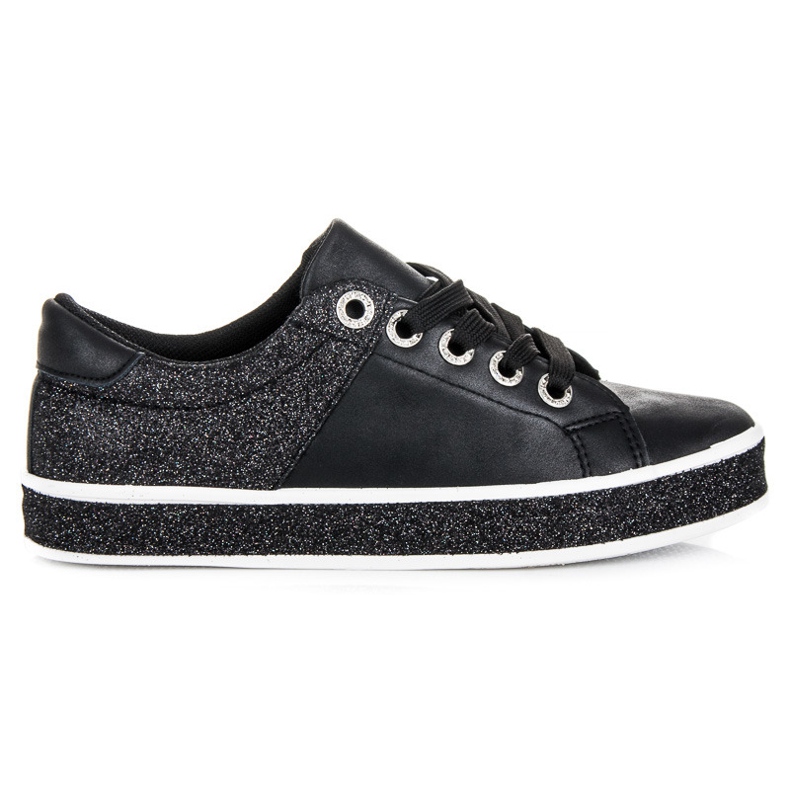 Seastar Deportivas negras con ribete negro