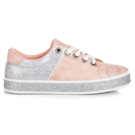Seastar Zapatillas rosas con ribete rosado